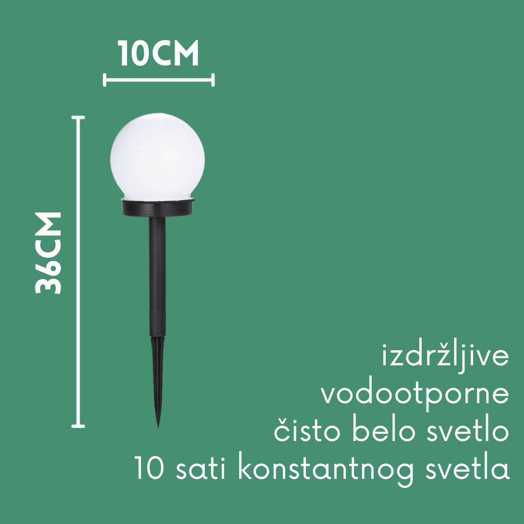 4 Komada Solarne Kugle