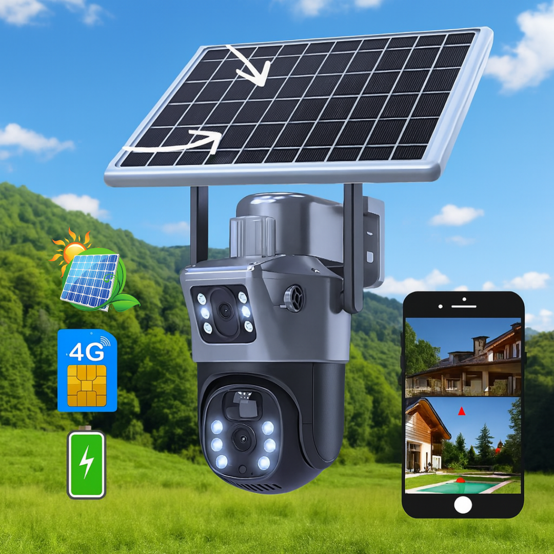 Solarna Dvostruka 4G Kamera - PRO