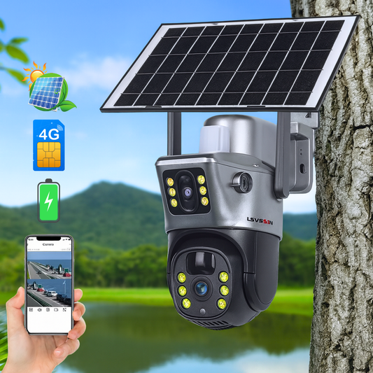 Solarna Dvostruka 4G Kamera - PRO
